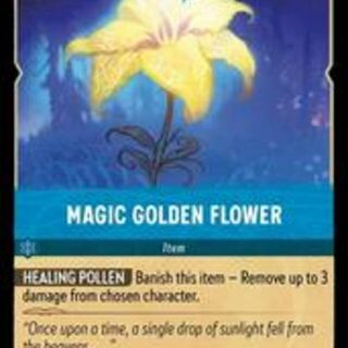 Disney Lorcana: The First Chapter COMMON FOIL Magic Golden Flower #169/204
