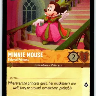 Disney Lorcana: The First Chapter COMMON FOIL Minnie Mouse - Beloved Princess #13/204