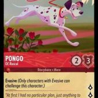 Disney Lorcana: The First Chapter COMMON FOIL Pongo - Ol' Rascal #120/204