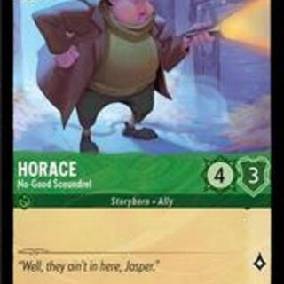 Disney Lorcana: The First Chapter COMMON FOIL Horace - No Good Scoundrel #79/204