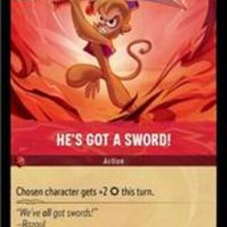 Disney Lorcana: The First Chapter COMMON He's Got A Sword #132/204