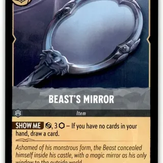Disney Lorcana: The First Chapter COMMON Beast's Mirror #201/204