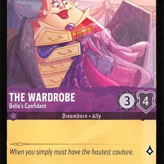 Disney Lorcana: The First Chapter COMMON The Wardrobe - Belle's Confidant #57/204