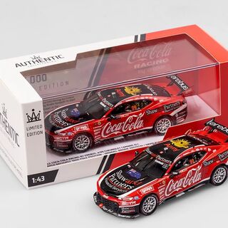 Coca-Cola Racing By Erebus #99 Brodie Kostecki / David Russell Chevrolet Camaro ZL1 - 2023 Bathurst 1000 Pole Position - Authentic Collectables 1/43