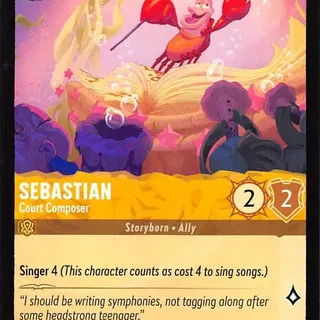 Disney Lorcana: The First Chapter COMMON Sebastian - Court Composer #19/204