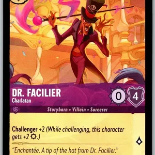 Disney Lorcana: The First Chapter COMMON Dr Facilier - Charlatan #38/204