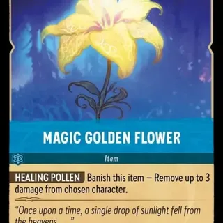 Disney Lorcana: The First Chapter COMMON Magic Golden Flower #169/204