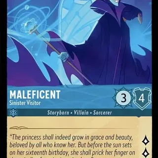 Disney Lorcana: The First Chapter COMMON Maleficent - Sinister Visitor #150/204