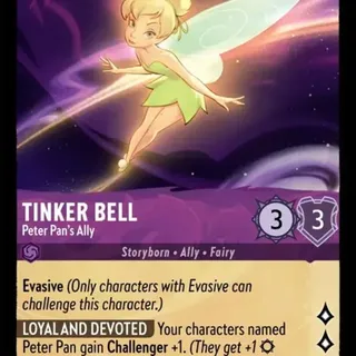 Disney Lorcana: The First Chapter COMMON Tinker Bell - Peter Pan's Ally #58/204