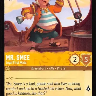 Disney Lorcana: The First Chapter COMMON Mr Smee - Loyal First Mate #15/204