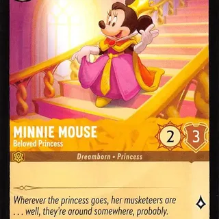 Disney Lorcana: The First Chapter COMMON Minnie Mouse - Beloved Princess #13/204