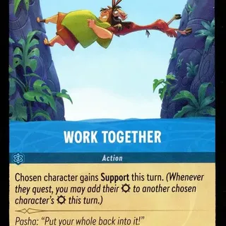 Disney Lorcana: The First Chapter COMMON Work Together #165/204