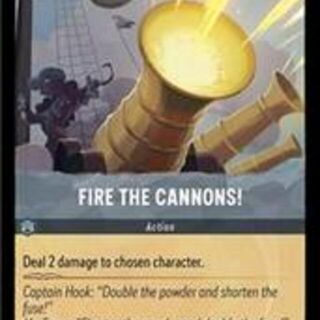 Disney Lorcana: The First Chapter COMMON Fire The Cannons #197/204