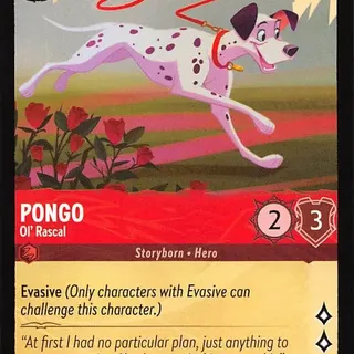 Disney Lorcana: The First Chapter COMMON Pongo - Ol' Rascal #120/204