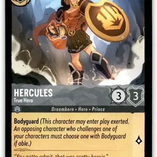 Disney Lorcana: The First Chapter COMMON Hercules - True Hero #181/204
