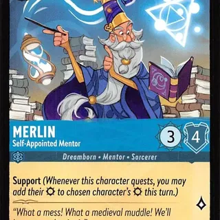 Disney Lorcana: The First Chapter COMMON Merlin - Self Appointed Mentor #153/204