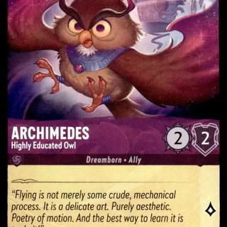 Disney Lorcana: The First Chapter COMMON Archimedes - Highly Educated Owl #36/204