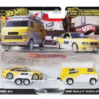 Hot Wheels Team Transport BMW M3 & HW Rally Hauler