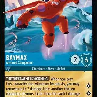 Disney Lorcana: Azurite Sea LEGENDARY Baymax - Armored Companion #157/204