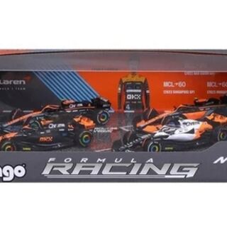 Bburago Formula Racing Mclaren Lando Norris 4 Car Set