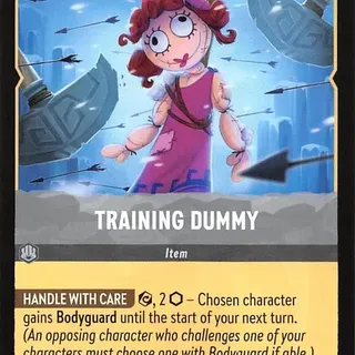 Disney Lorcana: Azurite Sea UNCOMMON Training Dummy #201/204