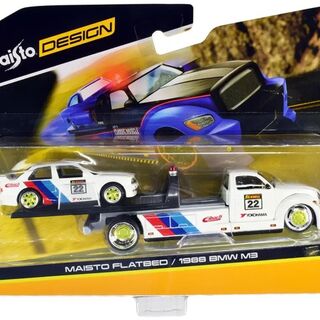 Maisto Design Elite Transport - Maisto Flatbed with 1988 BMW M3