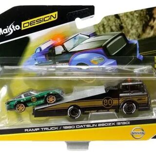 Maisto Design Elite Transport - Ramp Truck with 1980 Datsun 280ZX (S130)