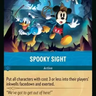 Disney Lorcana: Whispers In The Well RARE Spooky Sight #165/204