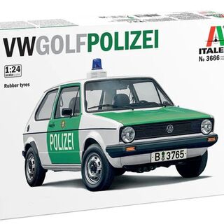 Italeri 1:24 VW Golf Polizei Plastic Model Kit