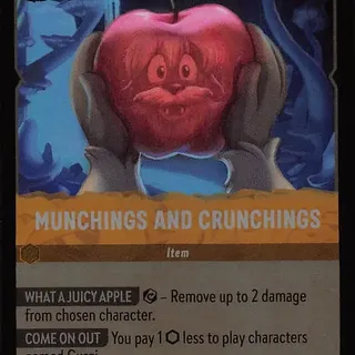 Disney Lorcana: Whispers Of The Well COMMON FOIL Munchings And Crunchings #33/204