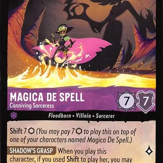 Disney Lorcana: Whispers In The Well SUPER RARE Magica De Spell - Conniving Sorceress #54/204