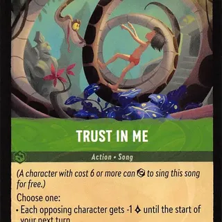 Disney Lorcana: Whispers In The Well RARE Trust In Me #95/204