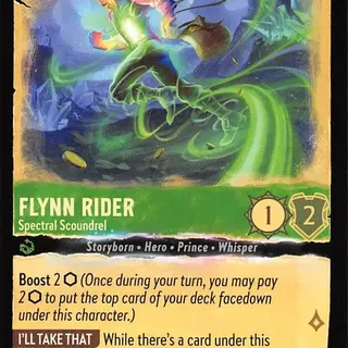 Disney Lorcana: Whispers In The Well UNCOMMON Flynn Rider - Spectral Scoundrel #81/204