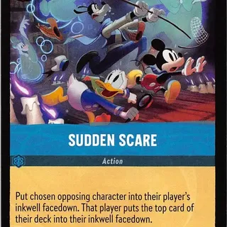 Disney Lorcana: Whispers In The Well UNCOMMON Sudden Scare #164/204
