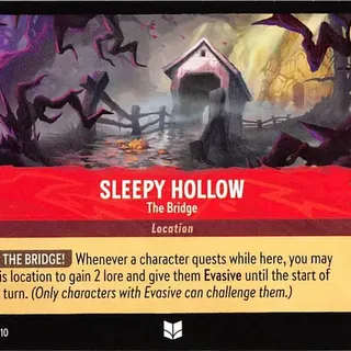 Disney Lorcana: Whispers In The Well UNCOMMON Sleepy Hollow - The Bridge #136/204