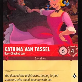 Disney Lorcana: Whispers In The Well UNCOMMON Katrina Van Tassel - Rosy Cheeked Lass #111/204