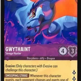 Disney Lorcana: Whispers In The Well UNCOMMON Gwythaint - Savage Hunter #37/204