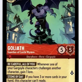 Disney Lorcana: Whispers In The Well UNCOMMON Goliath - Guardian Of Castle Wyvern #119/204
