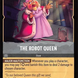 Disney Lorcana: Whispers In The Well UNCOMMON The Robot Queen - #199/204