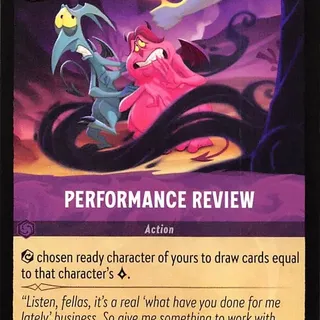 Disney Lorcana: Whispers In The Well UNCOMMON Performance Review #64/204