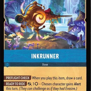 Disney Lorcana: Whispers In The Well UNCOMMON Inkrunner #169/204