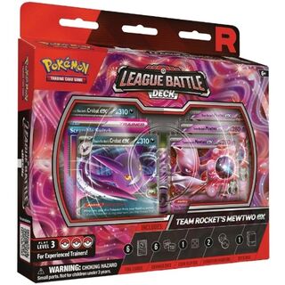 Pokémon TCG - Team Rocket’s Mewtwo ex League Battle Deck