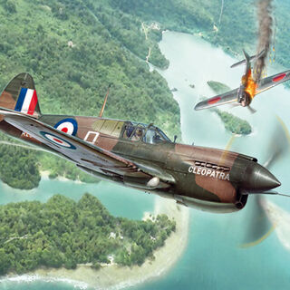 P-40 E/K Kittyhawk Kitset 1/48 Italeri