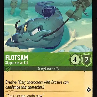 Disney Lorcana: Whispers In The Well COMMON Flotsam - Slippery As An Eel #71/204