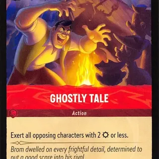Disney Lorcana: Whispers In The Well COMMON Ghostly Tale #132/204