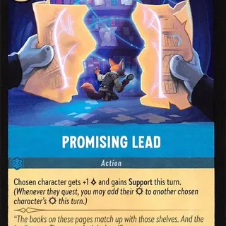 Disney Lorcana: Whispers In The Well COMMON Promising Lead #162/204