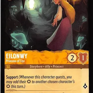 Disney Lorcana: Whispers In The Well COMMON Eilonwy - Princess Of Llyr #7/204