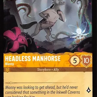 Disney Lorcana: Whispers In The Well COMMON Headless Manhorse - Manny #4/204