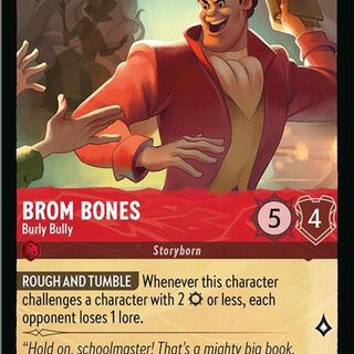 Disney Lorcana: Whispers In The Well COMMON Brom Bones - Burly Bully #127/204