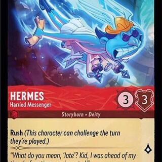Disney Lorcana: Whispers In The Well COMMON Hermes - Harried Messenger #112/204